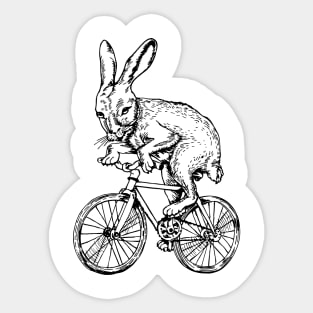 SEEMBO Rabbit Cycling Bicycle Cyclist Bicycling Bike Biker Sticker